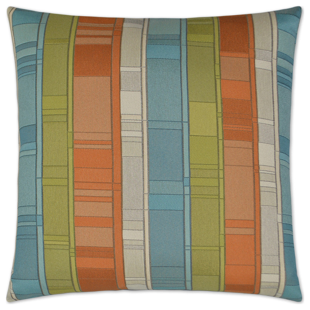 Plaid Land Pillow - Catalina