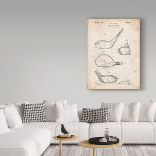 "Golf Club 3" by Cole Borders, Canvas Art, 19"x14"