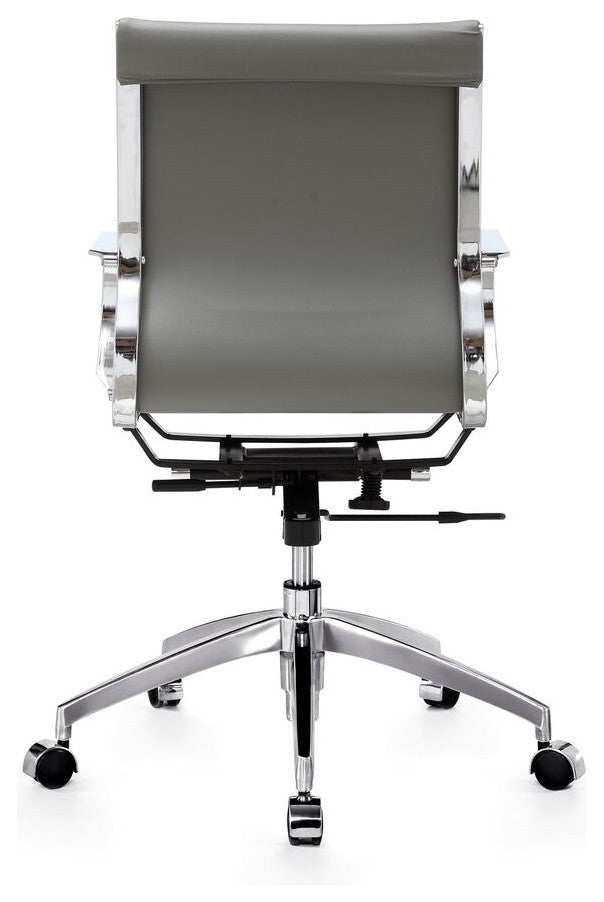 Modern Slide Mid Back Management Office Chair,Gray