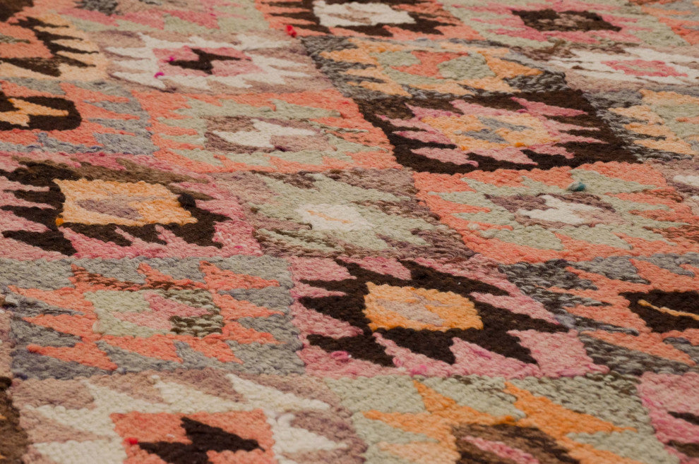 Vintage Turkish Kilim Runner 3' 1" x 10' 1", 37 in. x 121 in.