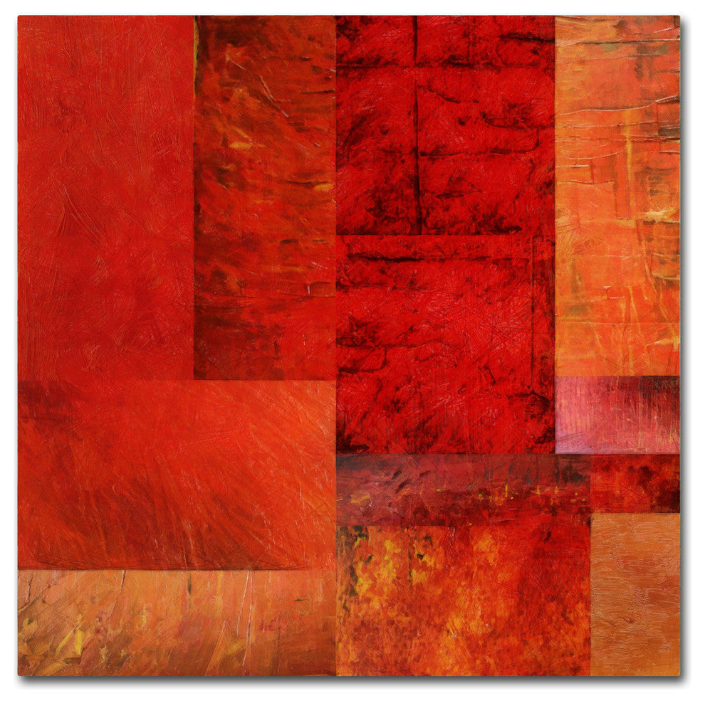 Michelle Calkins ''Essence of Red'' Canvas Art, 35x35