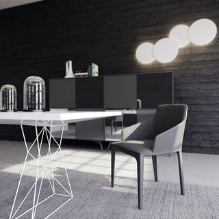 Carroll Table Glossy White / 87 in. Length