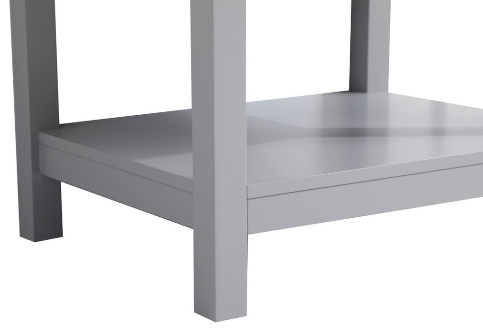 Home Living 24" Single Bathroom Vanity, Gray