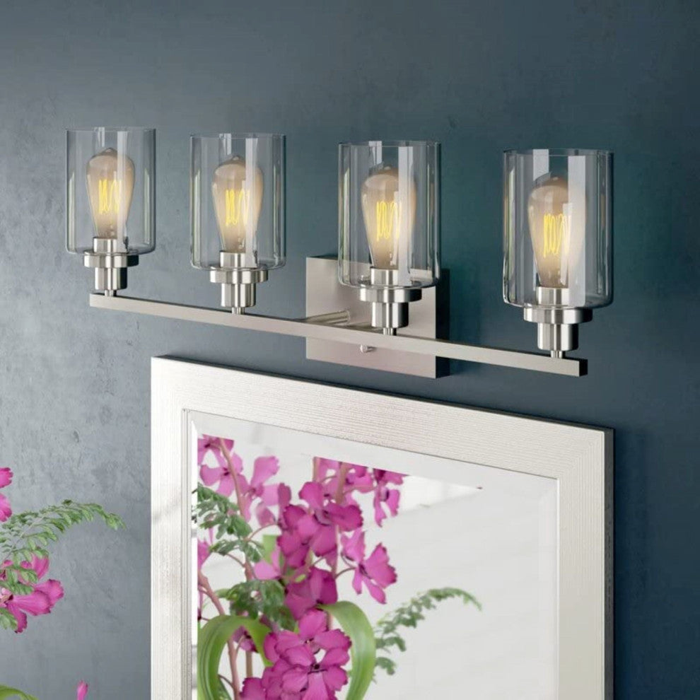 23613-04 Replacement Frosted Vanity Glass Shade.4 Pack.