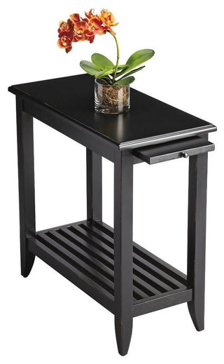 Butler Irvine Chairside Table, Black Licorice