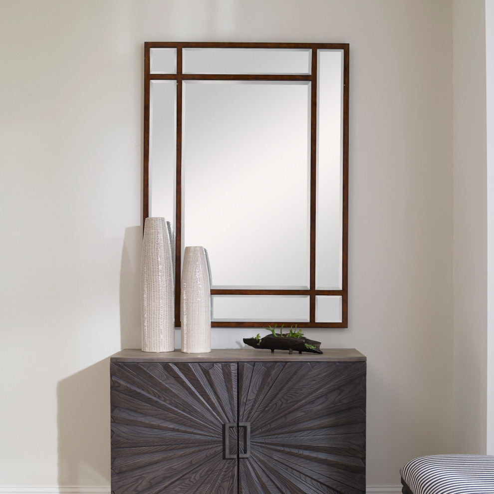 Uttermost Adelio Rectangular Iron Mirror