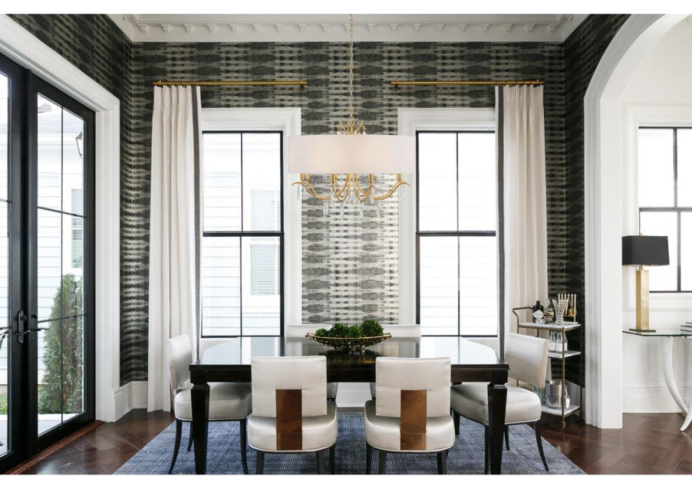 Rollins 8-Light Chandelier, Antique Gold