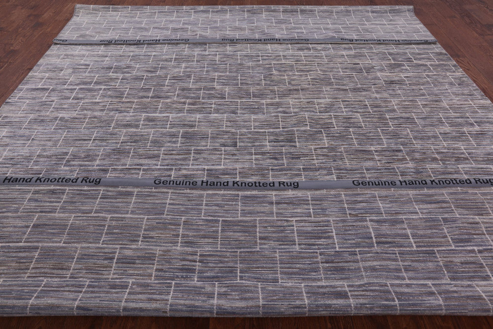 Moroccan Handmade Wool Rug 9' 11" X 13' 6" Q8594