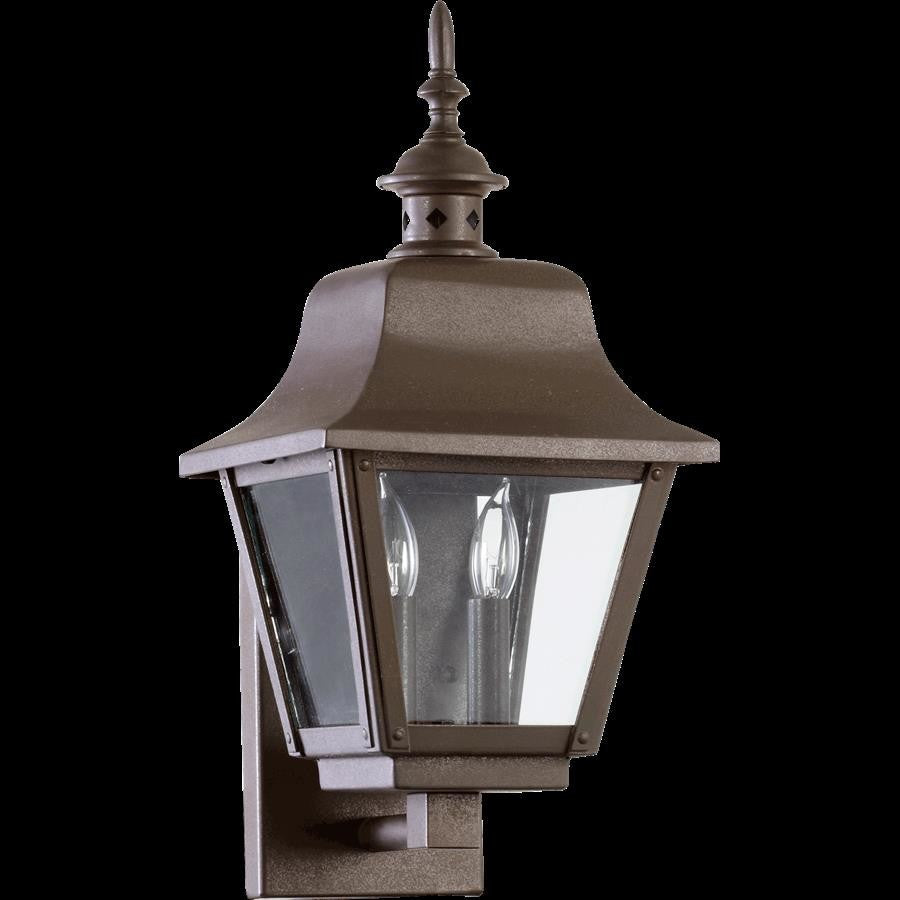 Quorum Bishop 2-Light Wall Mount, Oiled Bronze
