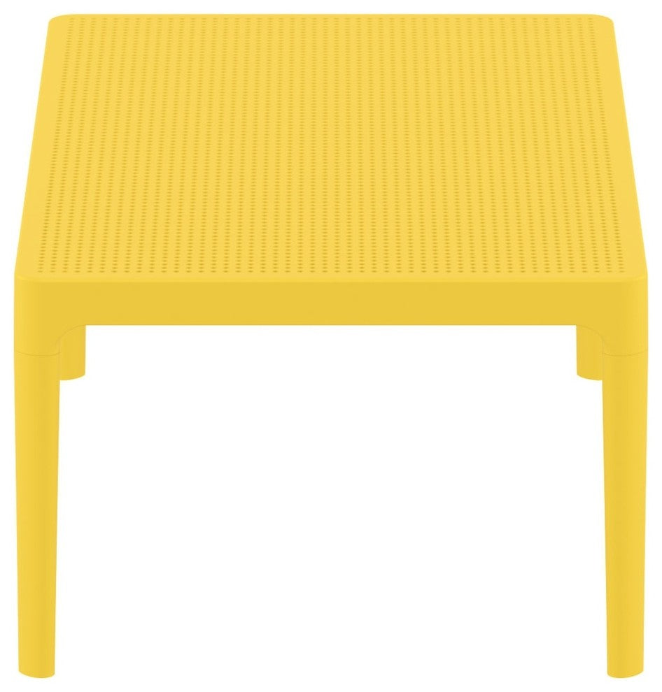 Compamia 39" Sky Lounge Table, Yellow