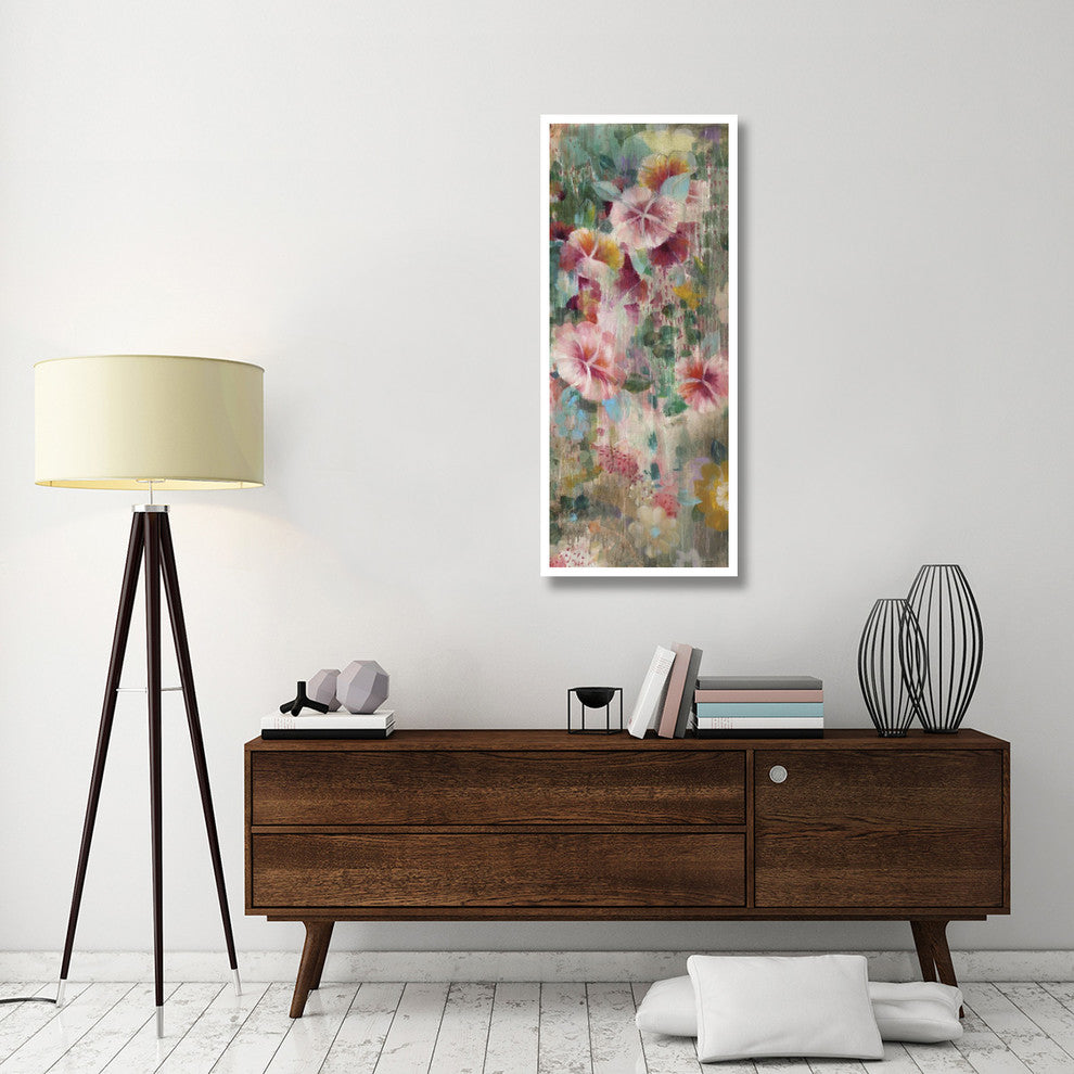 "Flower Shower III" Digital Paper Print by Danhui Nai, 22"x52"