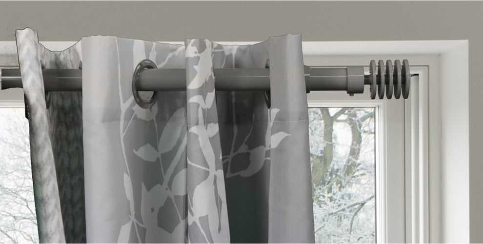 Extendable Curtain Rod Set 49 to 82 L -Diam