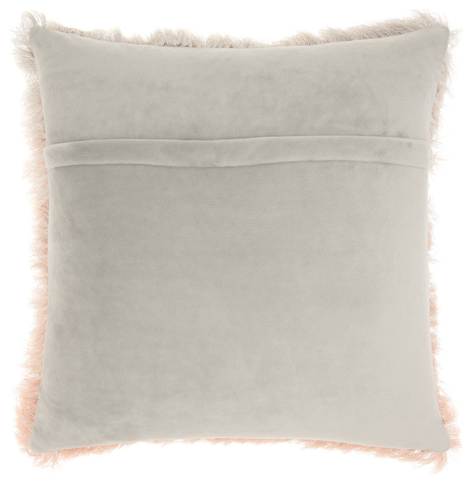 Mina Victory TR011 Throw Pillow, Rose, 20" x 20"