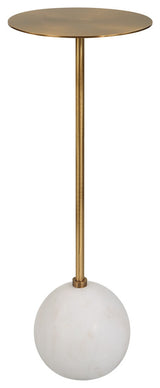 Uttermost Gimlet White Drink Table