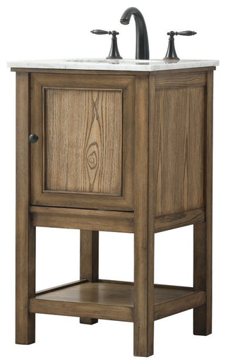 Matilda 19" Transitional Driftwood-Light Bathroom Vanity