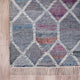 Multicolored Mosaic Lattice Handwoven Wool Dhurrie Area Rug, 7'9" X 9'9"