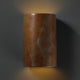 Ambiance Large Cylinder, Outdoor Wall Sconce, Tierra Red