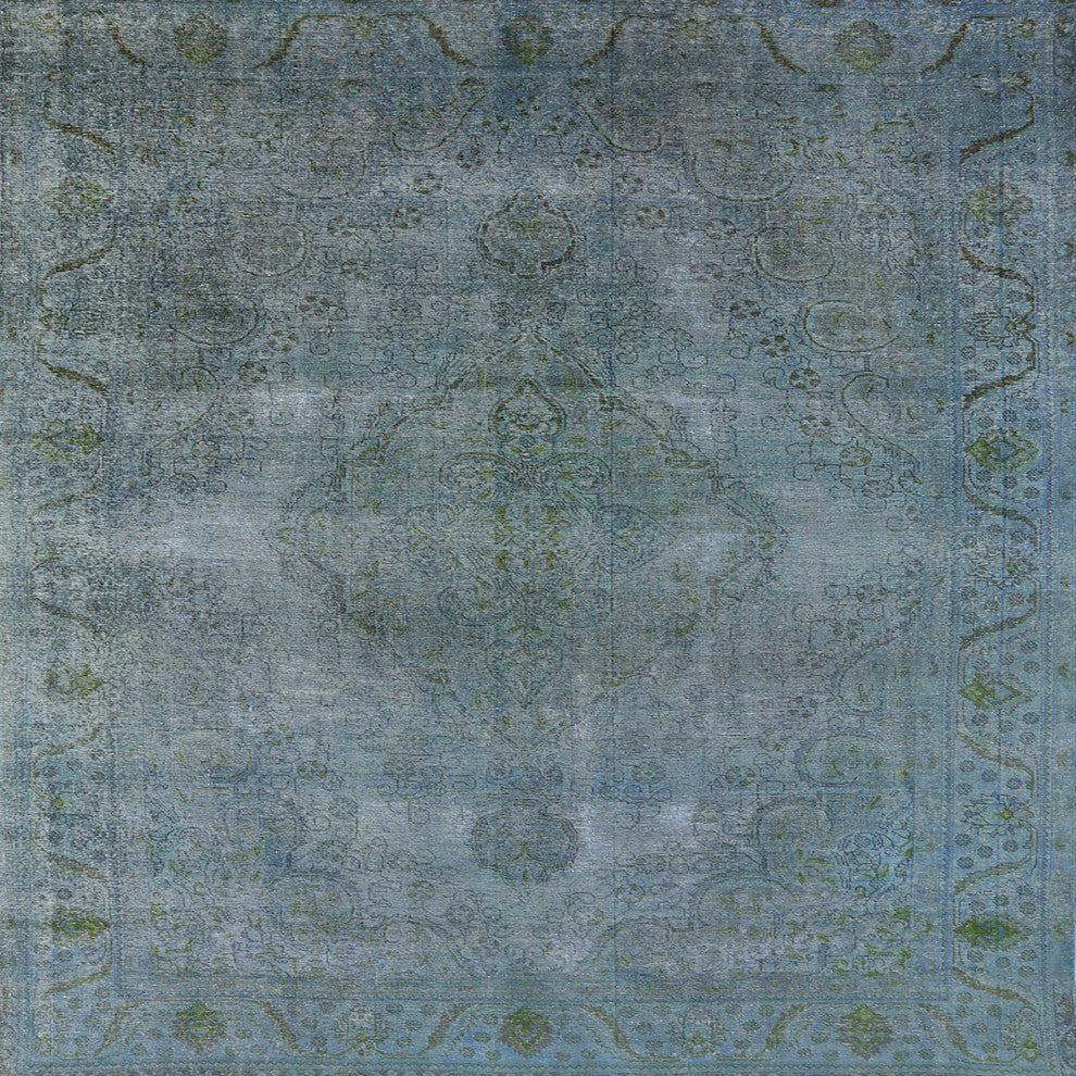Ahgly Company Indoor Square Mid-Century Modern Area Rugs, 5' Square