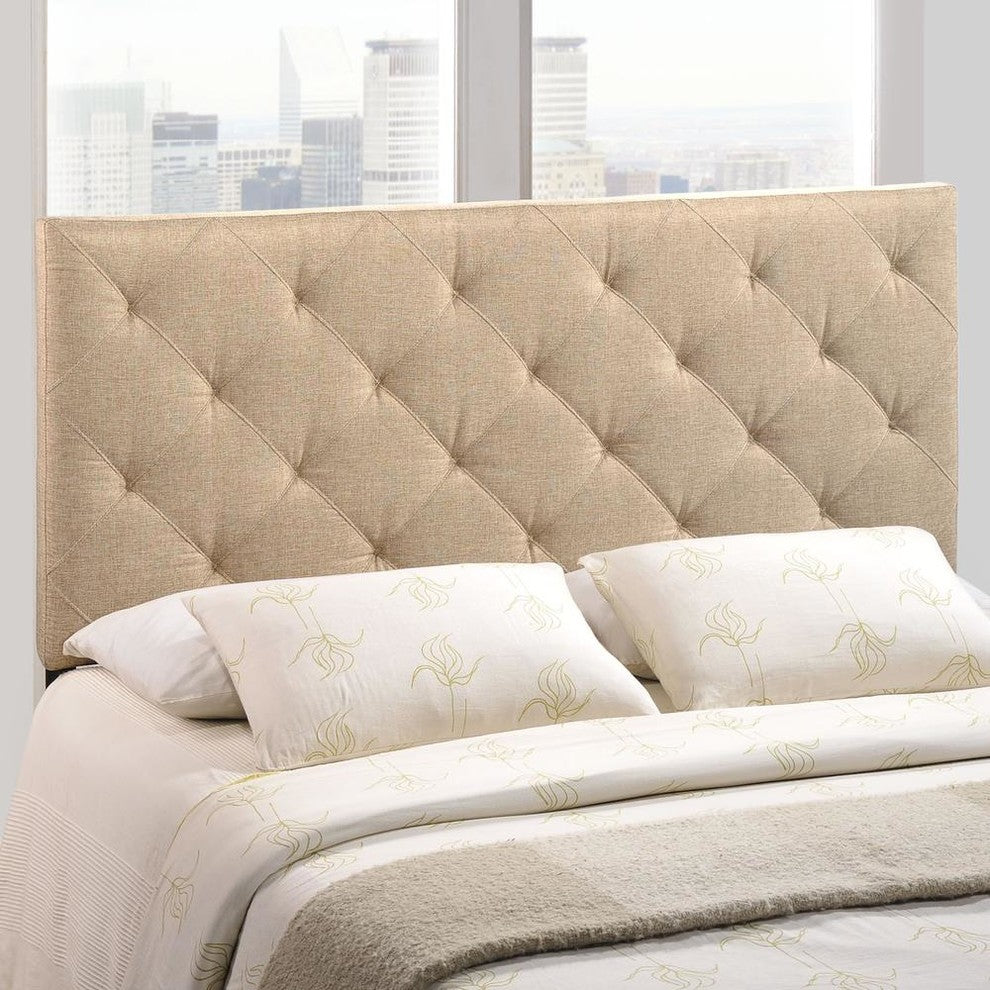 Theodore Queen Upholstered Fabric Headboard