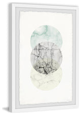 "Metallic Marble" Framed Painting Print, 30"x45"