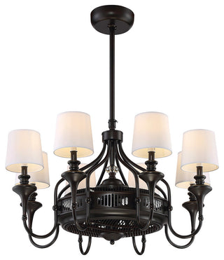 Savoy 35-328-FD-13, Brisa 8 Light Fan D'lier