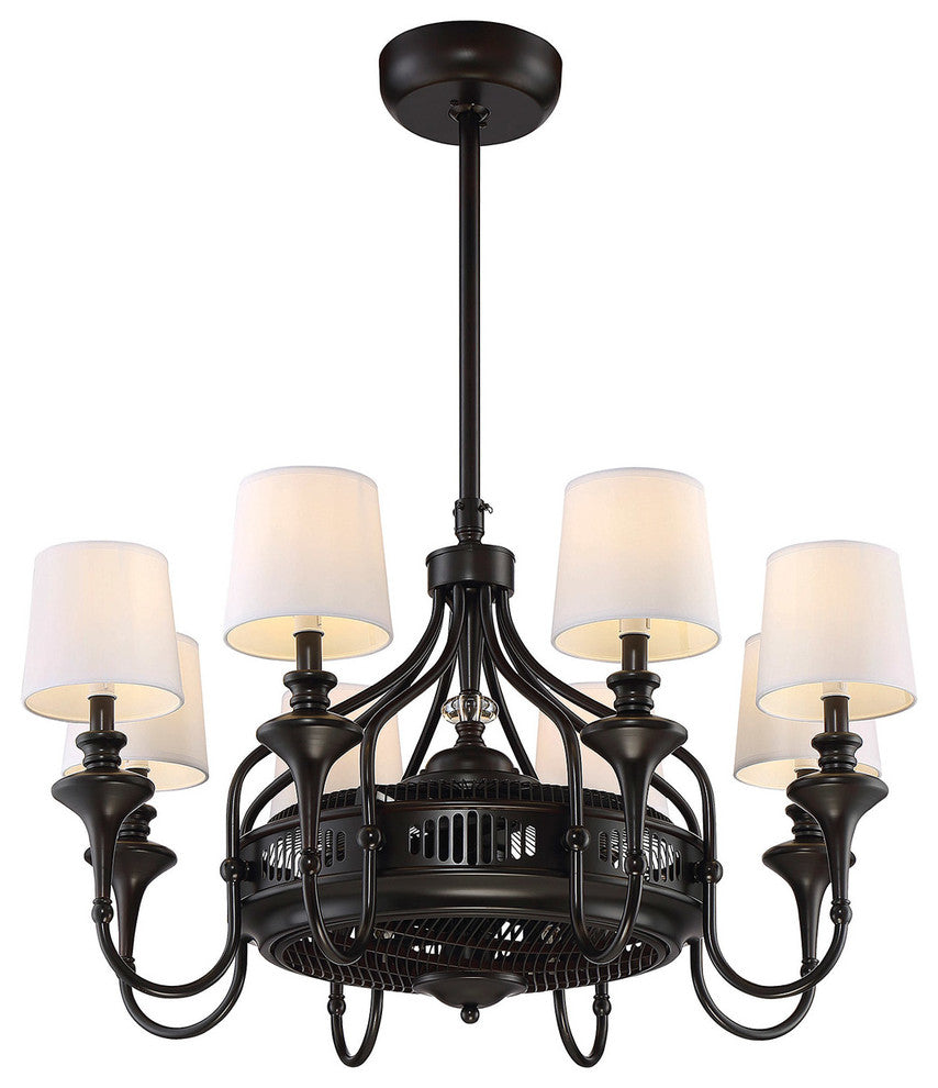 Savoy 35-328-FD-13, Brisa 8 Light Fan D'lier