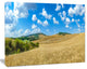 Town of Pienza Val d Orcia Italy, Landscape Canvas Art Print, 20"x12"