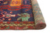 Fine Vintage Distressed Fardad Navy/Burgundy Runner, 4'2x9'11