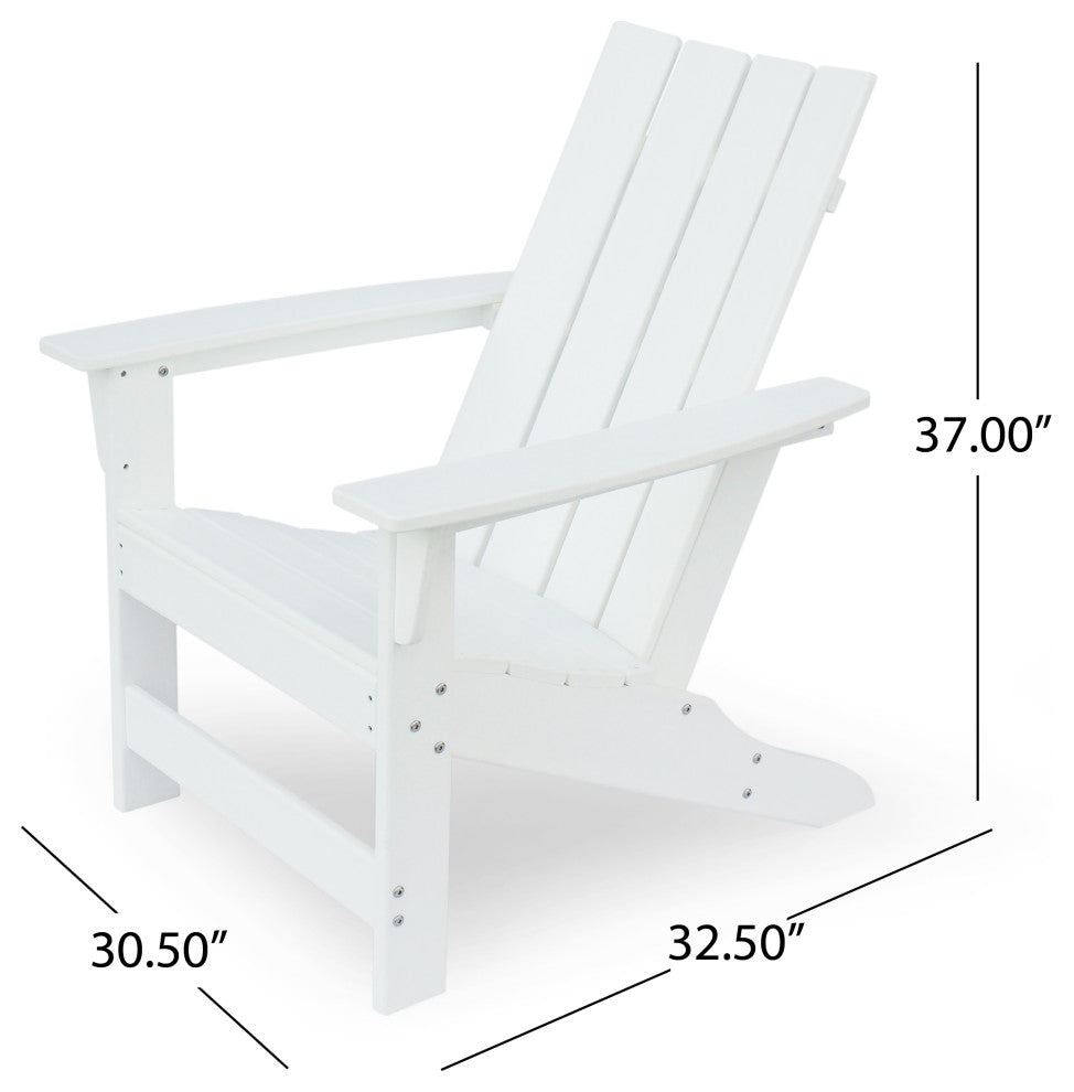 Panagiota Outdoor Resin Adirondack Chair