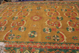 Heriz Geometric Handmade Persian Design Oriental Area Rug, Yellow, 17'9"x12'11"