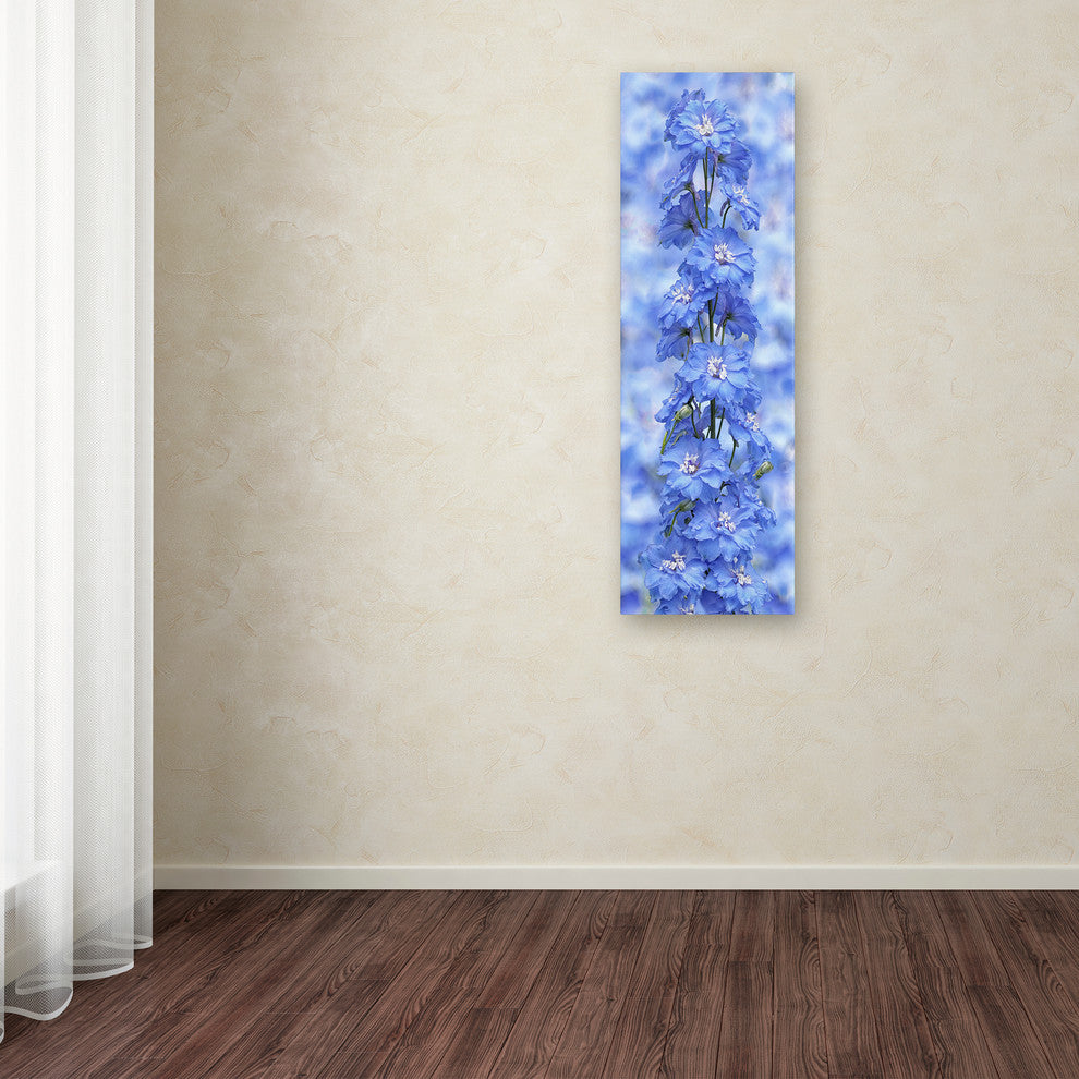 Cora Niele 'Blue Larkspur' Canvas Art