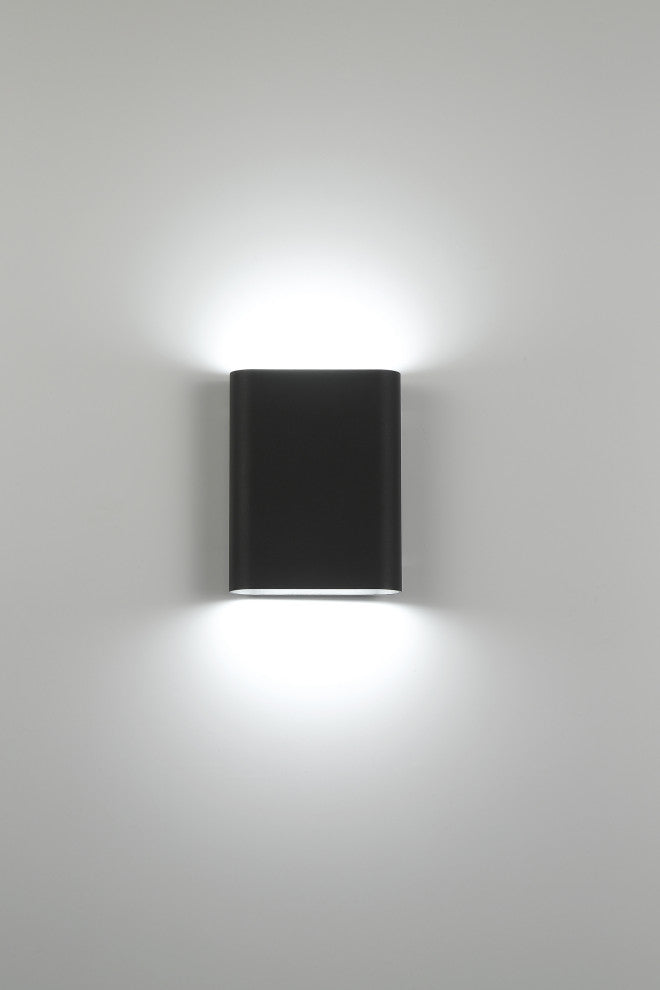Lux, Bi-Directional Wall Sconce, 120V, Black