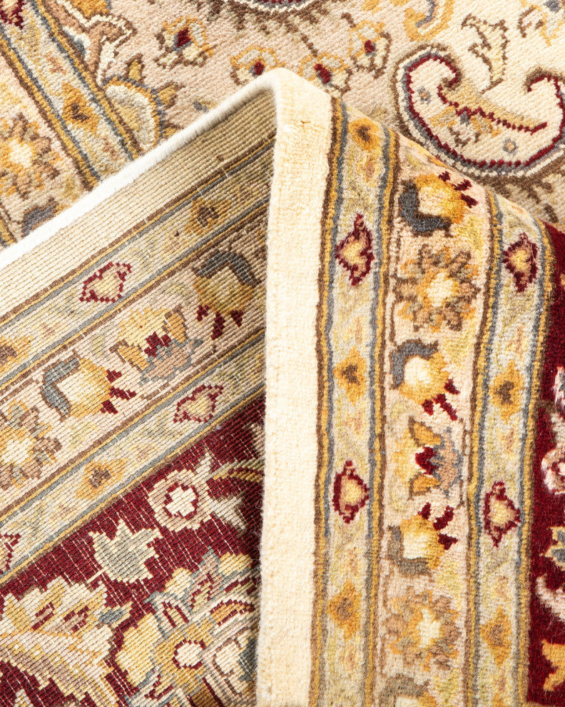 Etawah, One-of-a-Kind Hand-Knotted Area Rug Ivory, 8'2"x10'5"