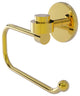 Satellite Orbit One Euro Style Toilet Tissue Holder, Polished Brass