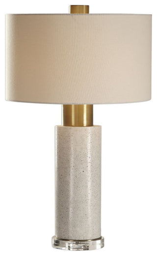 New Uttermost Vaeshon Concrete Table Lamp