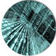 Binary Code, Contemporary Art Large Disc Metal Wall Art, 11"
