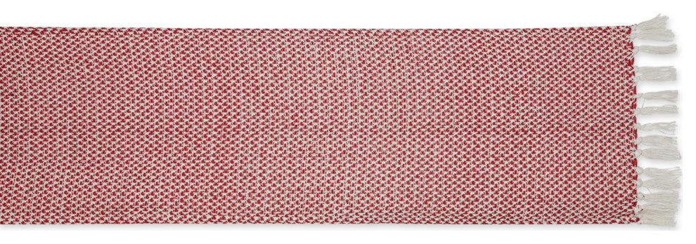 Tango Red Woven Table Runner 15x72