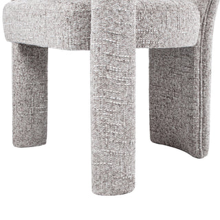 Sydney 25" Fully Upholstered Dining Chair, Greige Beige Chenille