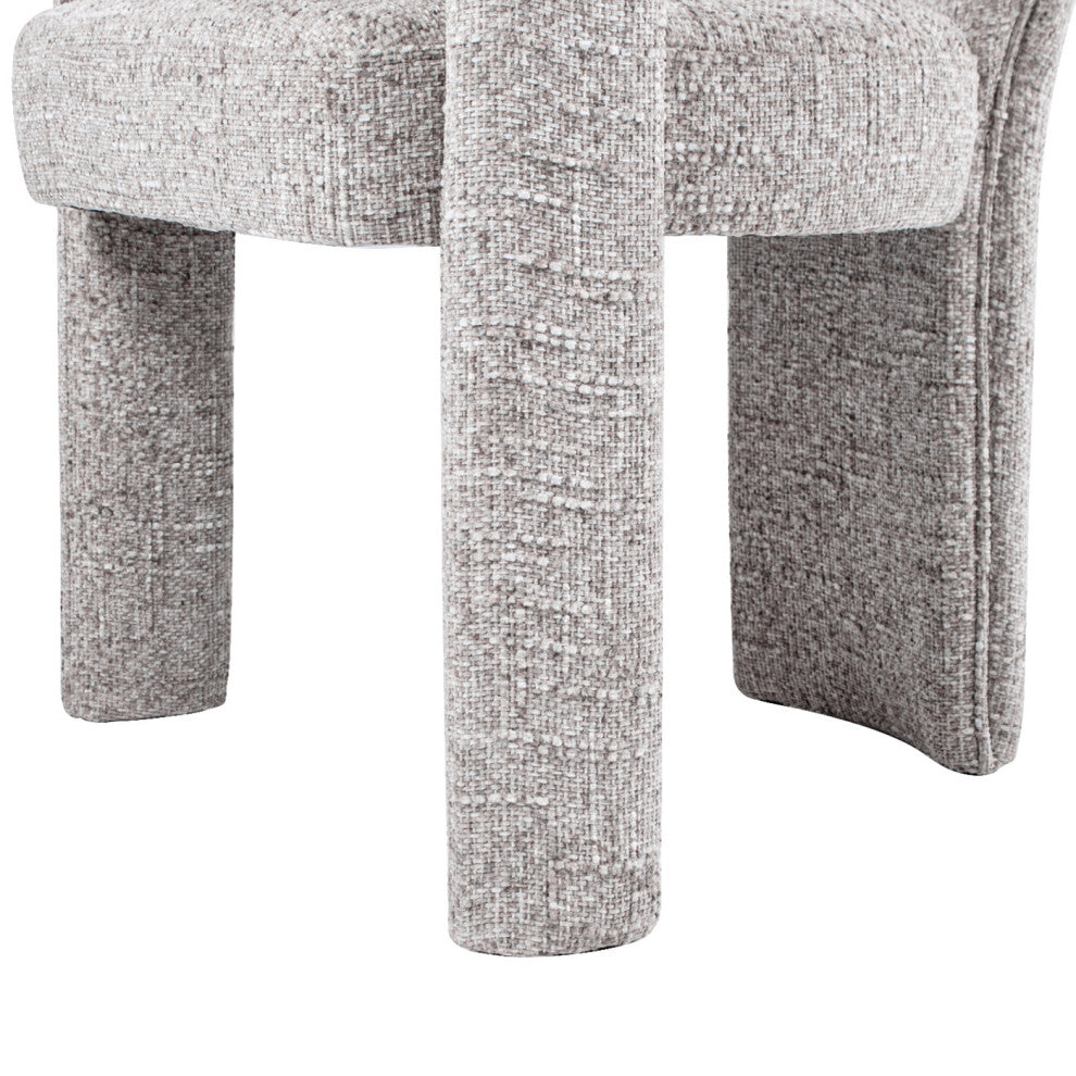 Sydney 25" Fully Upholstered Dining Chair, Greige Beige Chenille
