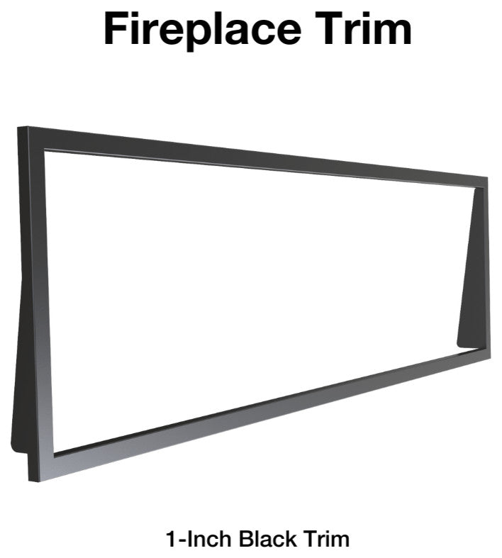 Litedeer Homes Latitude Built-in Smart Electric Fireplace With 1" Trim, 55" Wide
