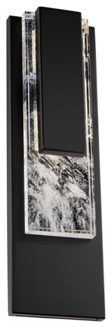 Vail LED Outdoor Wall Sconce in Black