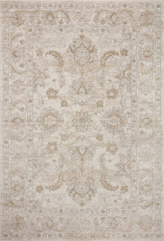 Loloi II Odette Ivory / Beige 18" x 18" Sample Rug