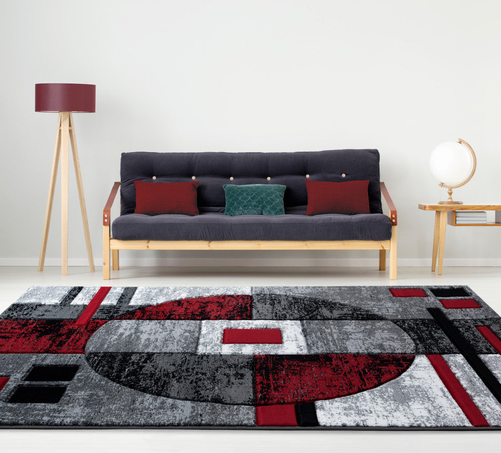 United Weavers Bristol Epsilon Red Area Rug 5'3x7'6