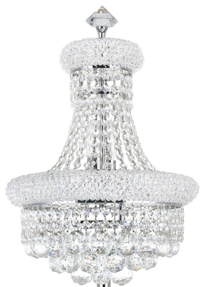 Empire 6 Light Table Lamp With Chrome Finish