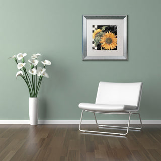 Color Bakery 'Late Summer II' Matted Framed Art, Silver Frame, White Mat, 16x16