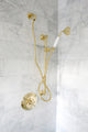 Showerscape Shower Slide Bar, Polished Brass