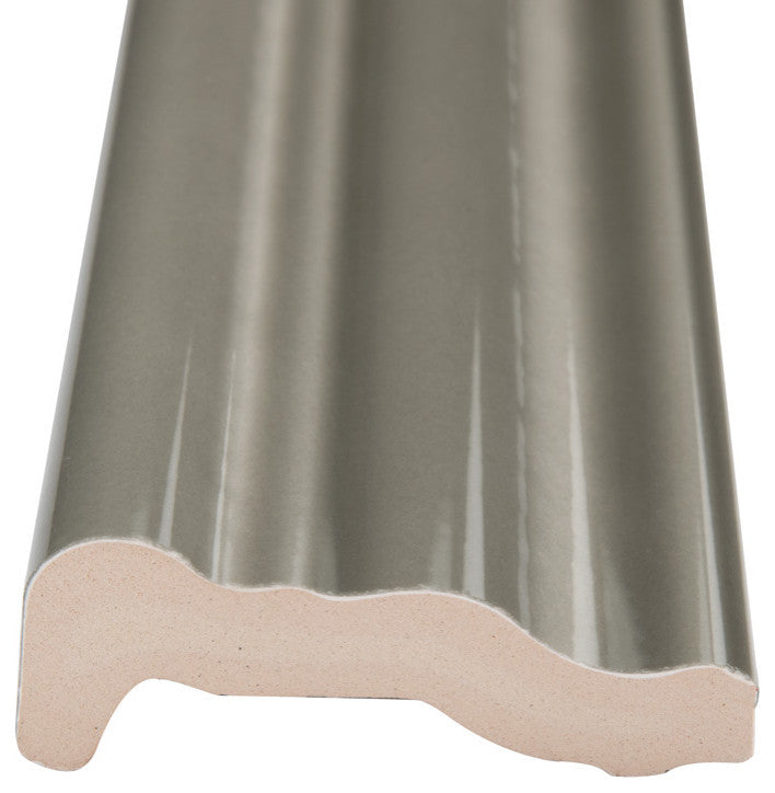 Chester Chair Rail Grey Ceramic Wall Trim