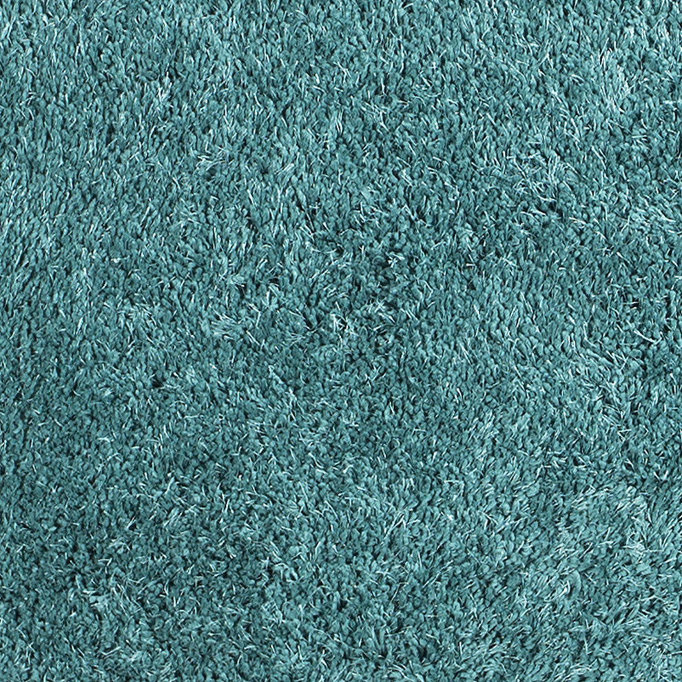 Illustrations Area Rug, Aqua, 2? x 3?, Solid