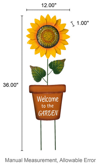 36''H "Welcome to the Garden" Yardstake
