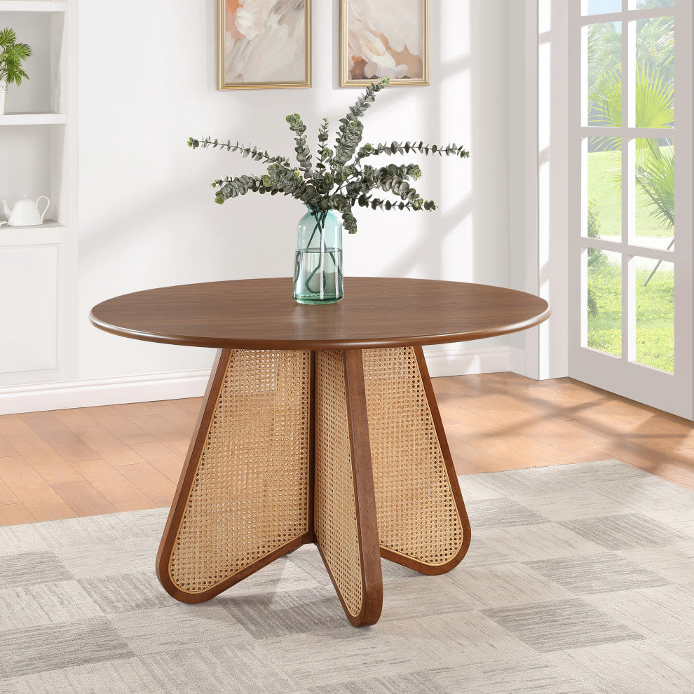 Butterfly Dining Table, Walnut Finish